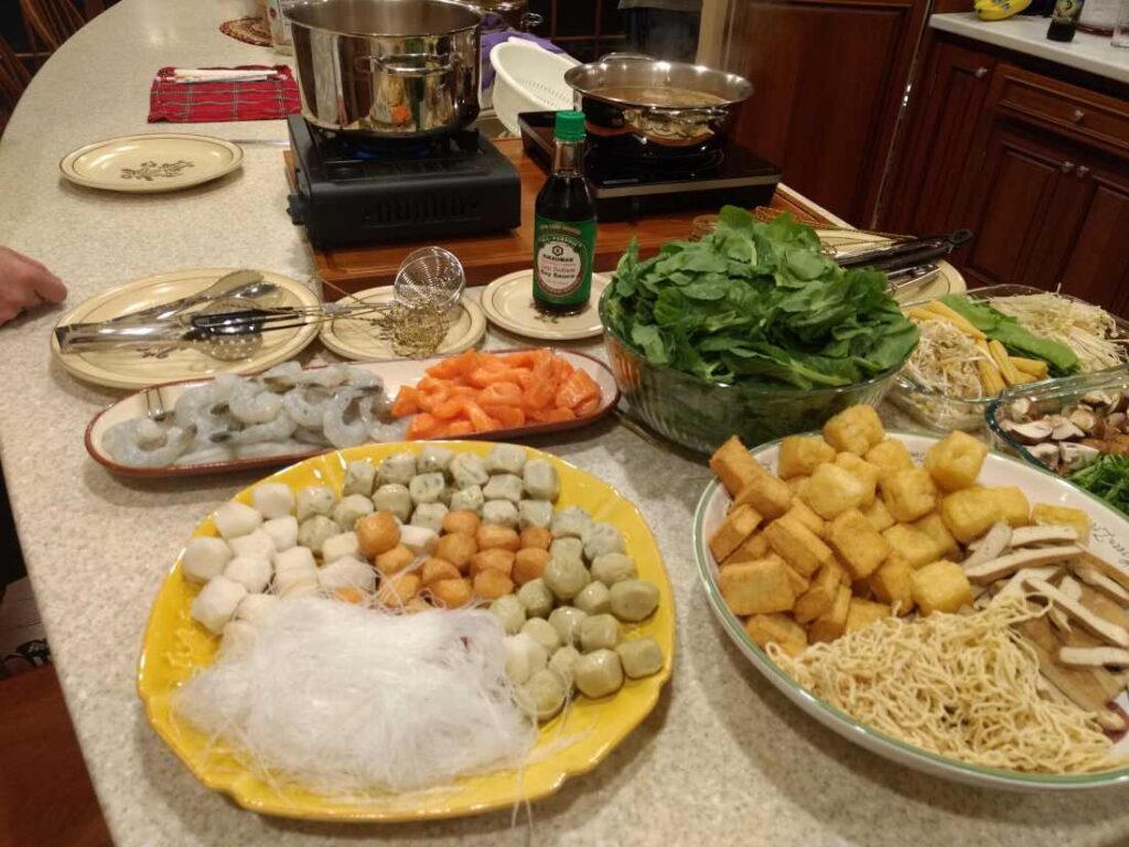 Alison Wong and her family reconnect over a hot pot meal for the Lunar New Year.