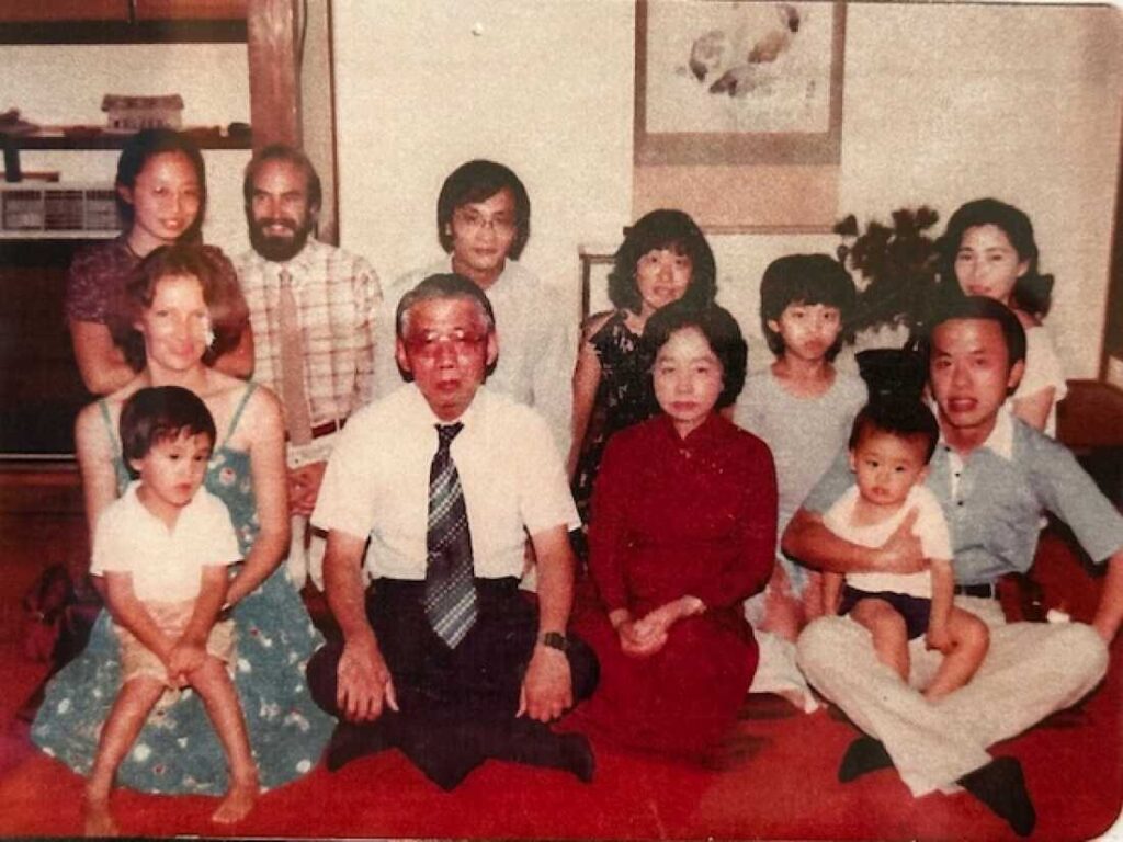 Lena Chen and her family at a Lunar New Year celebration in Hong Kong in 1976, when her father was a professor at the Chinese University of Hong Kong.