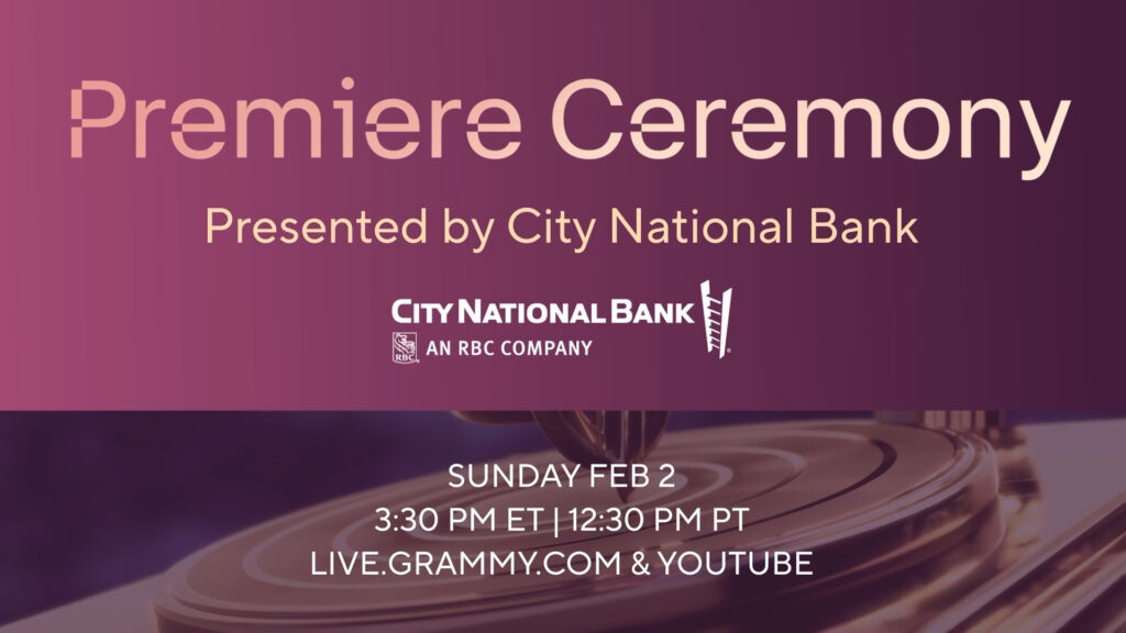 2025 GRAMMYs Premiere Ceremony Airs Sunday, Feb. 2