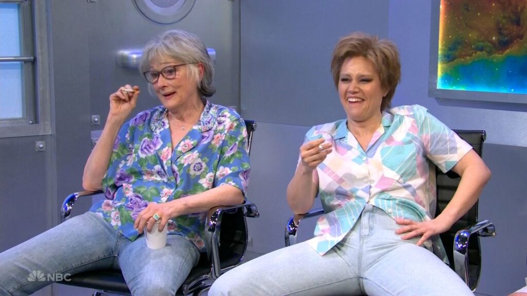 Meryl Streep and Kate McKinnon on 'SNL50: The Anniversary Special' on Sunday.