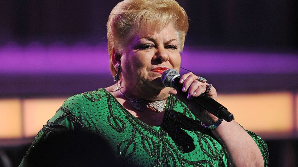 Mexican singer Paquita la del Barrio performs at the 14th annual Latin Grammy Awards, November 21, 2013 at the Mandalay Bay Resort and Casino in Las Vegas, Nevada. AFP PHOTO / Robyn Beck (Photo credit should read ROBYN BECK/AFP via Getty Images)