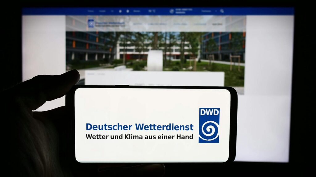 Der Deutsche Wetterdienst hat den Slogan Wetter und Klima aus einer Hand.