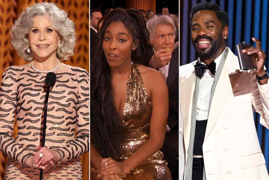 Jane Fonda; Jessica Williams and Harrison Ford; Colman Domingo