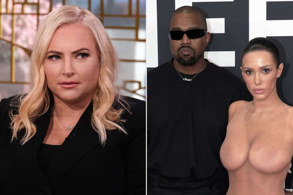 Meghan McCain, Kanye West and Bianca Censori