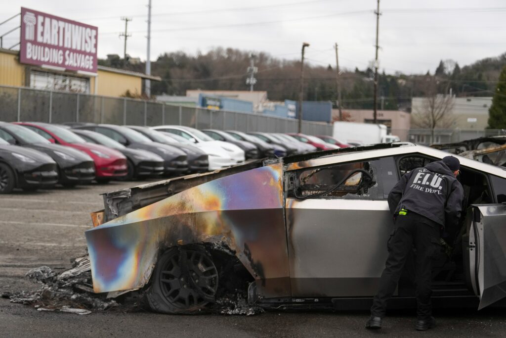 The new site comes amid a number of attacks on Tesla properties, such as arson at showrooms and service centers, seemingly in protest of Musk and his role in the administration of President Donald Trump