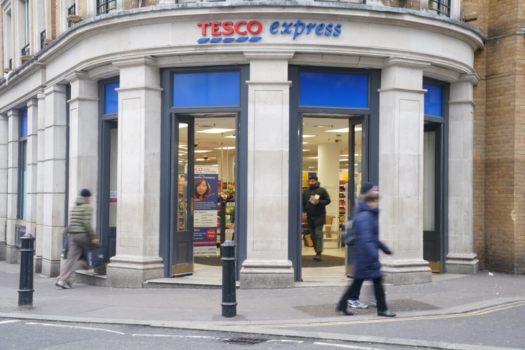 Tesco will trial the scheme in some of its Express stores (Jonathan Brady/PA)